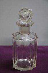 Pair Of Small Cut Glass Decanter 