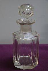 Pair Of Small Cut Glass Decanter 