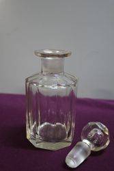 Pair Of Small Cut Glass Decanter 