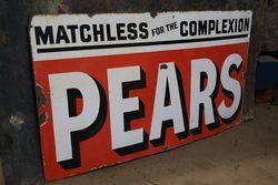 Pears Enamel Advertising Sign 