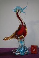 Vintage Murano Glass Duck 