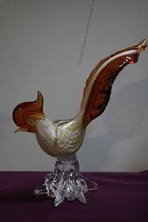 Vintage Murano Glass Pheasants 