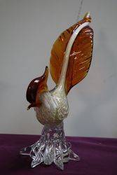 Vintage Murano Glass Pheasants 