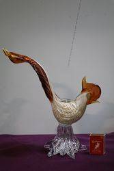 Vintage Murano Glass Pheasants 