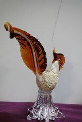 Vintage Murano Glass Pheasants 