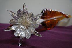 Vintage Murano Glass Pheasants 