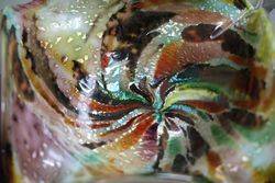 Vintage Murano Silver Flak Glass Bowl  