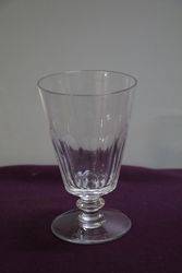 Antique Tapered Cut Bucket Bowl Glass  #