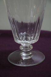 Antique Tapered Cut Bucket Bowl Glass  