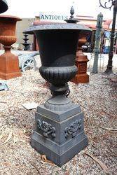 Cast Iron Romano Urn + Stand 