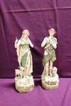 Stunning Pair Of Royal Dux Figures C1900