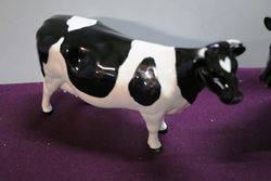 Genuine Beswick Frisian Bull and Cow 