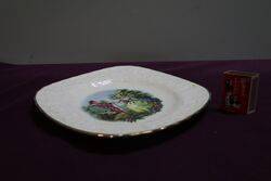 Vintage Alfred meakin Embossed China Crinoline Lady Cabinet Plate