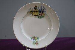 Vintage Crinoline Lady China Trio 