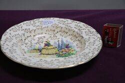 Vintage J Fryer + Son Crinoline Lady Bowl  