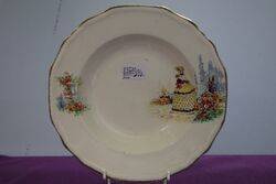 Vintage J Fryer + Son Crinoline Lady Bowl 