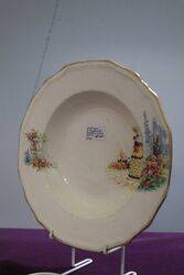 Vintage J Fryer + Son Crinoline Lady Bowl 