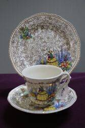 Vintage Ridgway Cronline Lady Trio #