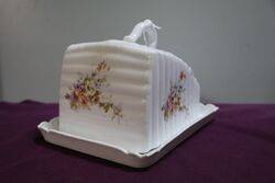 Antique Edwardian China Cheese Dish 