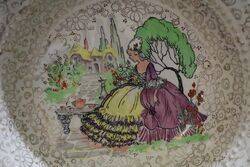 Vintage HandK Tunstall Crinoline Lady Bowl 