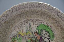 Vintage HandK Tunstall Crinoline Lady Bowl 