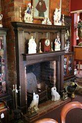 Early 20th Century Oak Fire Surround 