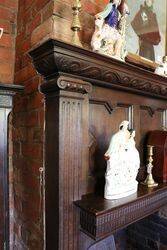 Early 20th Century Oak Fire Surround 