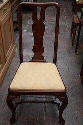 Set Of 8 Oak Dining Chairs