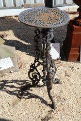 Cast Iron Wine Table Stand 