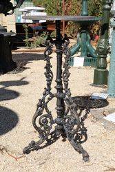 Cast Iron Wine Table Stand 