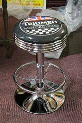 Adjustable Garage/Bar Stool Triumph Motorcycles #