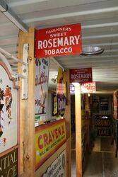 Rosemary Tobacco Wall Mounted Enamel Advertising Sign 