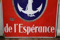 Biere De Land39Esperance Pub Enamel Advertising Sign 