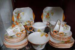 40 Pieces Shelley Tea Service C1930's #