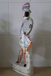 Mid 19th Century Staffordshire Scots Man Figure 