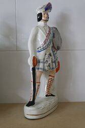 Mid 19th Century Staffordshire Scots Man Figure 