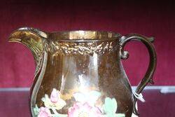 Mid Victorian English Copper Luster Jug 