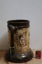 Art Nouveau Bretby 2 Hand Vase 