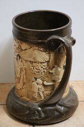 Art Nouveau Bretby 2 Hand Vase 