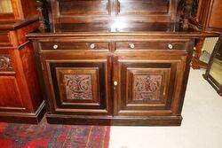 A Quality Antique Mahogany Two Door Bookcase 