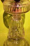 Cut Lead Crystal Glass Oil Lamp C1900