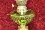 Late 19th Century Single Burner Frech Oil Lamp