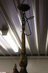 French Cast Bronze 6 Branch Chandelier C1930