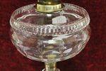 Stunning Victorian Cut Lead Glass Oil Lamp