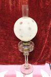 Victorian Cut Glass Double Oil Burner Oil Lamp