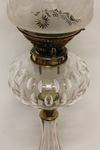 Victorian Table Lamp w Cut Lead Base C1885