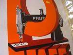 PFAFE SEWING MACHINE ENAMEL SIGN----SEW50