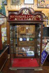 MacFarlane Lang and Co Rich Cakes Advertising Cabinet