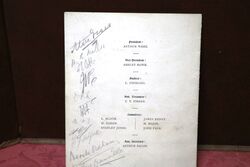 1922 Gallery First Nighters Club Signed Menu Maggie Albbanese  