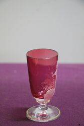 Antique Mary Gregory Ruby Glass 